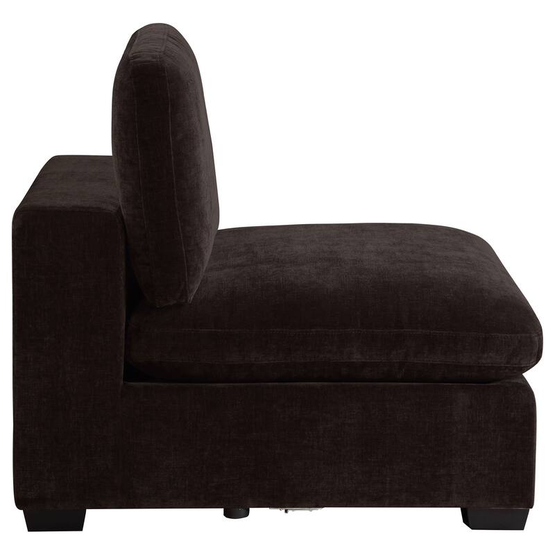 Lakeview Transitional Fabric Upholstered Armless Chair