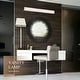 preview thumbnail 4 of 6, Bathroom Linear LED Vanity Wall Light Black Picture Light