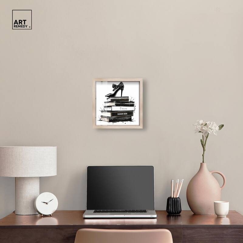 Classic Book Stack Shadowbox by Art Remedy