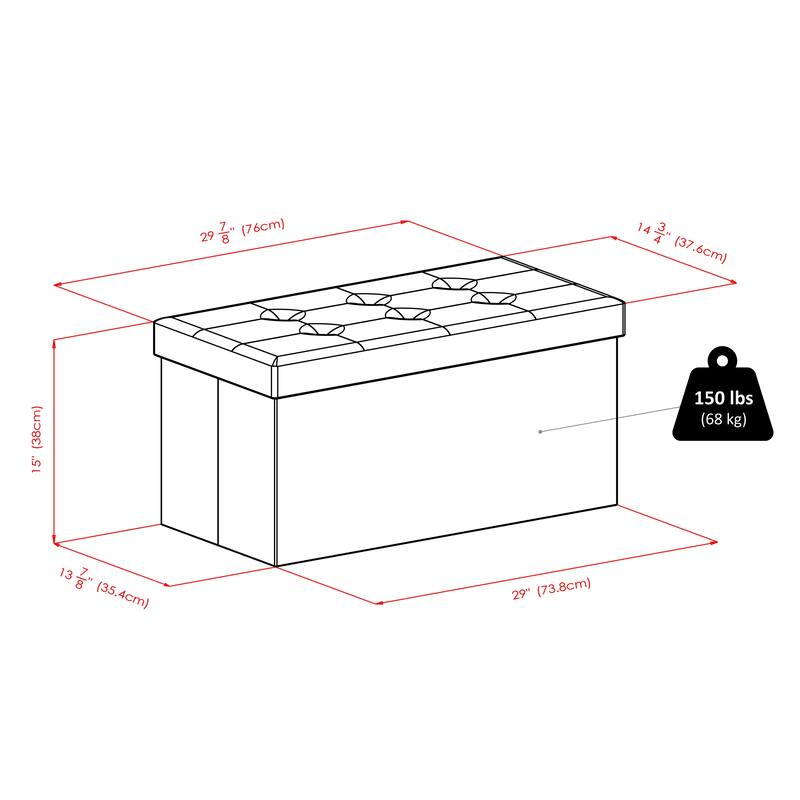 Ashford Rectangular Storage Ottoman