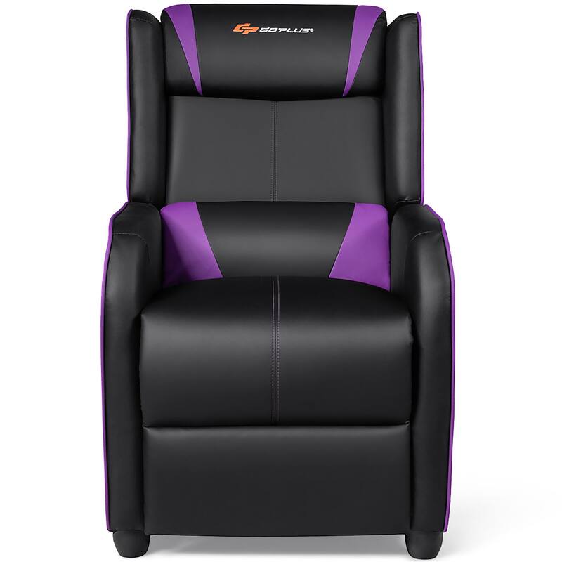 Goplus Massage Gaming Recliner Chair Single Living Room Sofa Home