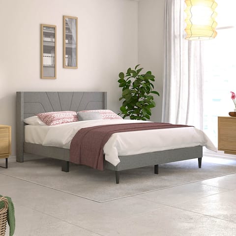 Brookings Composite Wood Indoor Modern Upholstered Queen Bed