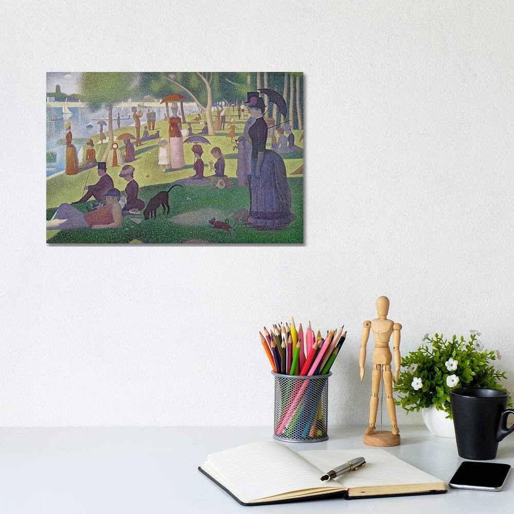 iCanvas "Sunday Afternoon on the Island of La Grande Jatte, 1884-86 " by Georges Seurat Canvas Print