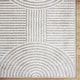 preview thumbnail 19 of 33, Livabliss Scandinavian Fossay Shag Stripe Washable Area Rug