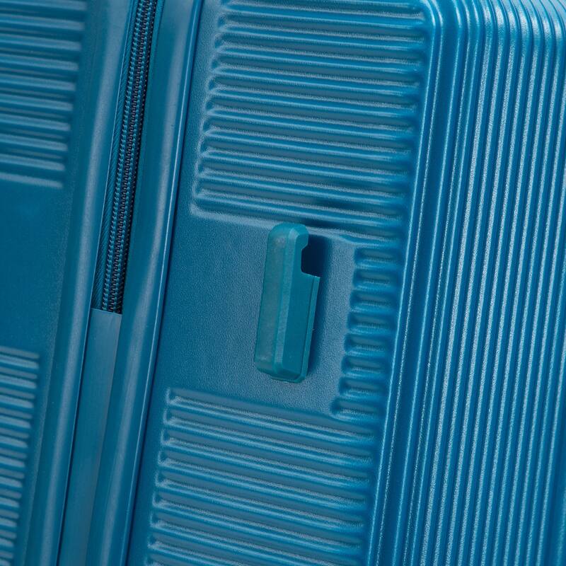 Modern Fashion Luggage Stripes Luggage with Spinner Wheels and Zipper Compartment for Boarding Travel, Set of 3