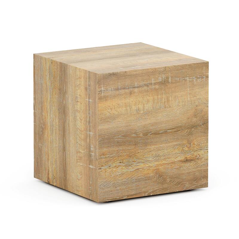 Elevate Your Living Space With This Square Mdf Coffee Table That Showcases Smooth Texture Patterns,15.7*15.7*15.7