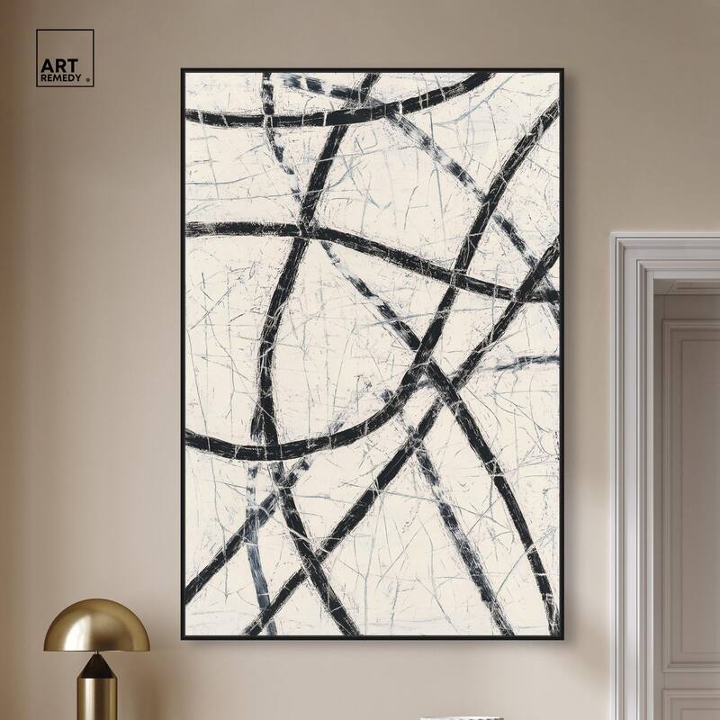 Intersecting Lines II Canvas by Art Remedy