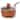 Better Chef 2Qt Ceramic-Coated Copper-Tone Saucepan with Glass Lid