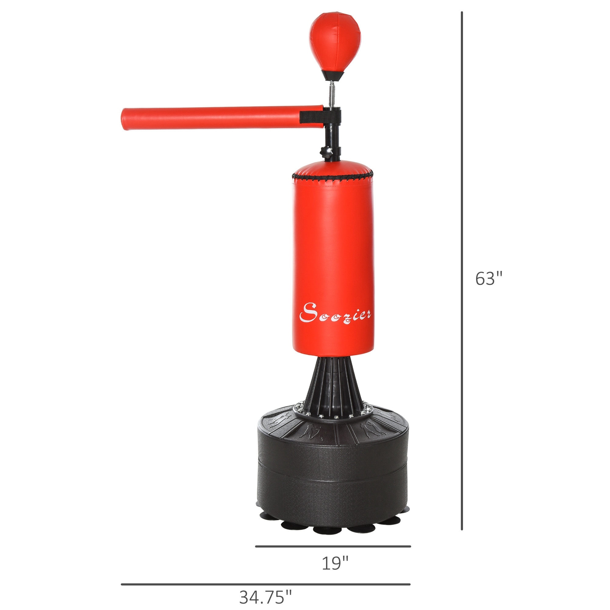  Adjustable Height Punching Bags Speed Ball with Swing