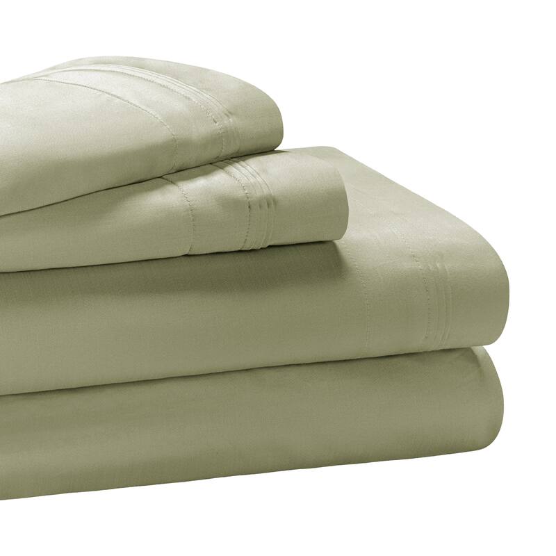 Superior Egyptian Cotton 1000 Thread Count EcoFriendly Solid Sheet Set