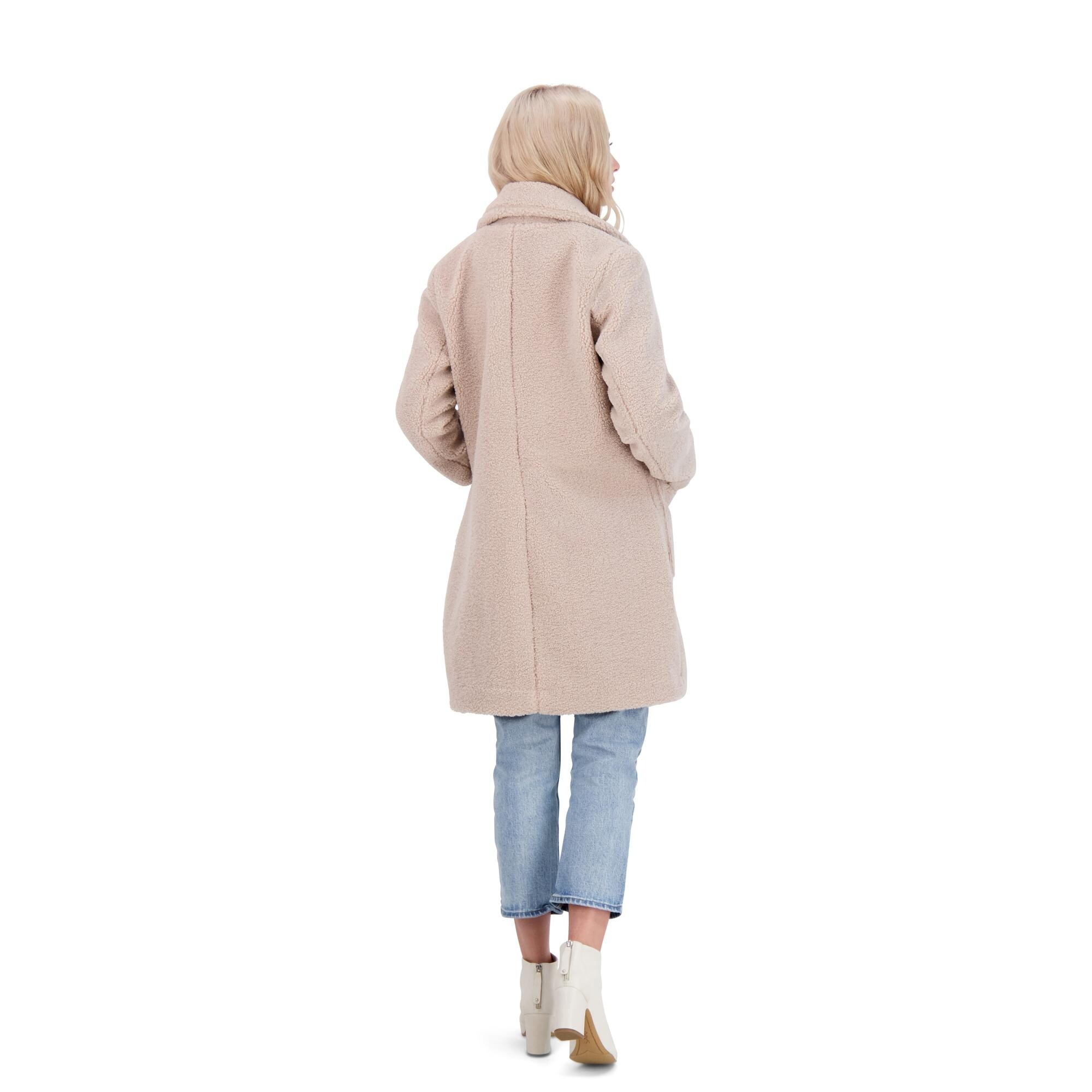 french connection faux shearling coat