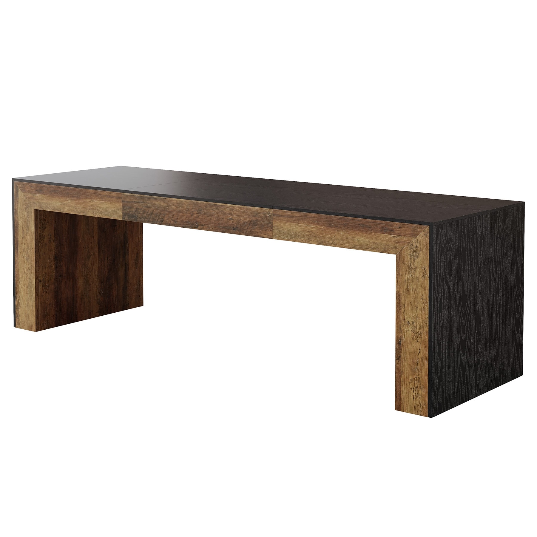 86.6'' Long Double Computer Desk Large Workstations for 2 Person