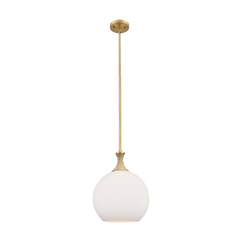 Innovations Lighting Downtown Urban - Astor - 1 Light 12" Rope Detailed Stem Hung Mini Pendant