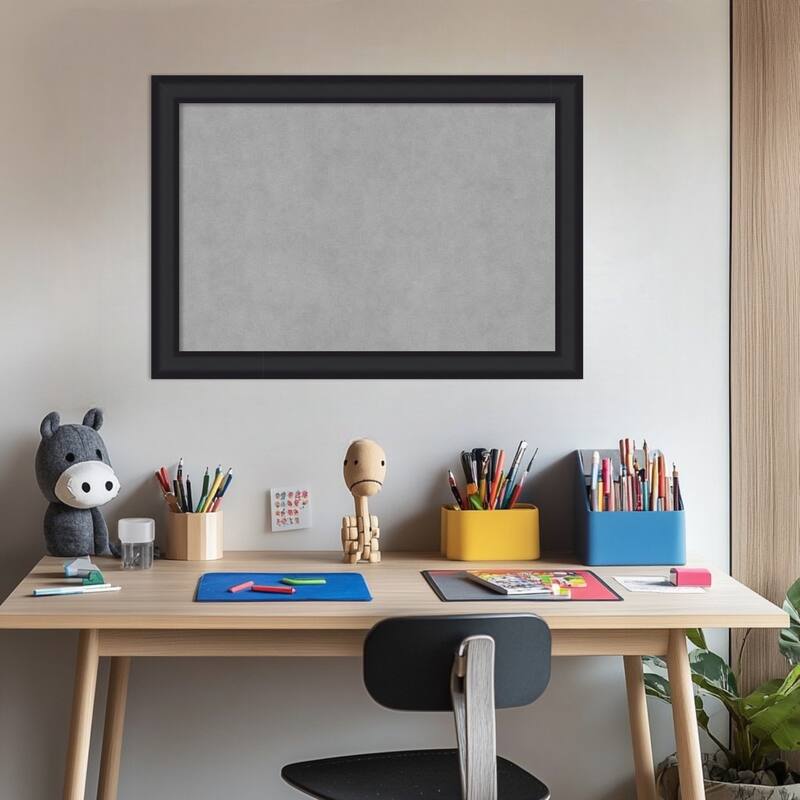 Amanti Art Oliver Black Narrow Framed