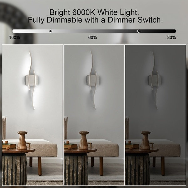 Wall lamp with dimmer on sale