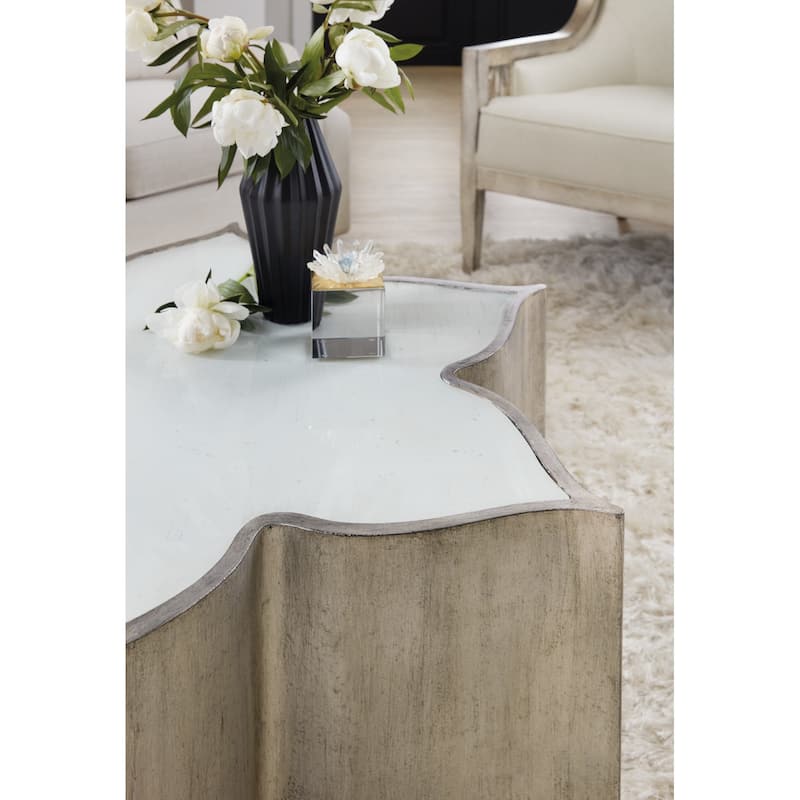 Hooker Furniture C Est La Vie 24" Wide Holly Wood Glam Flower Shaped