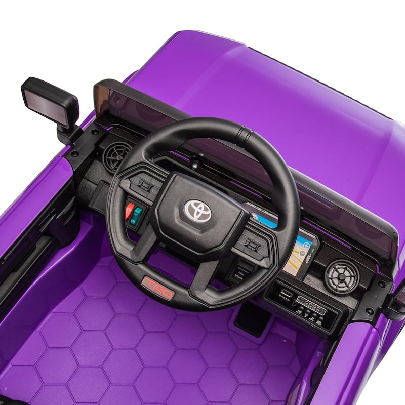 12V Kids Ride On Car W/Parents Control,Licensed Toyota LC250 2024,Four-wheel suspension,Adjustable volume,For Kids Aged 2-4