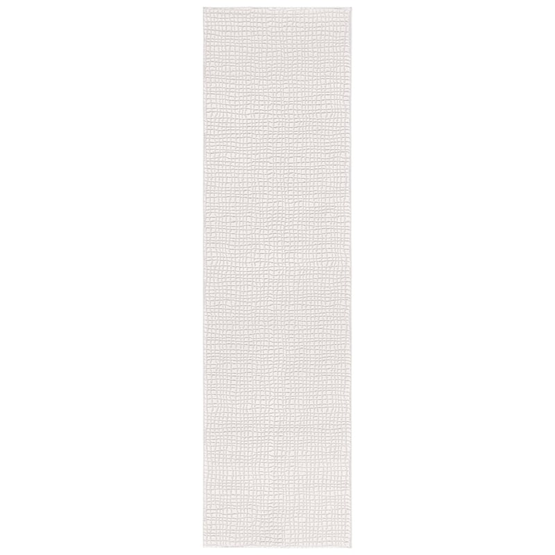SAFAVIEH Continental Jeltina Modern Rug - 2'2" x 8' Runner - Ivory/Grey
