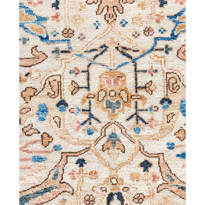 Serapi One-of-a-Kind Hand-Knotted Area Rug - Ivory - 8' 9" x 11' 10"
