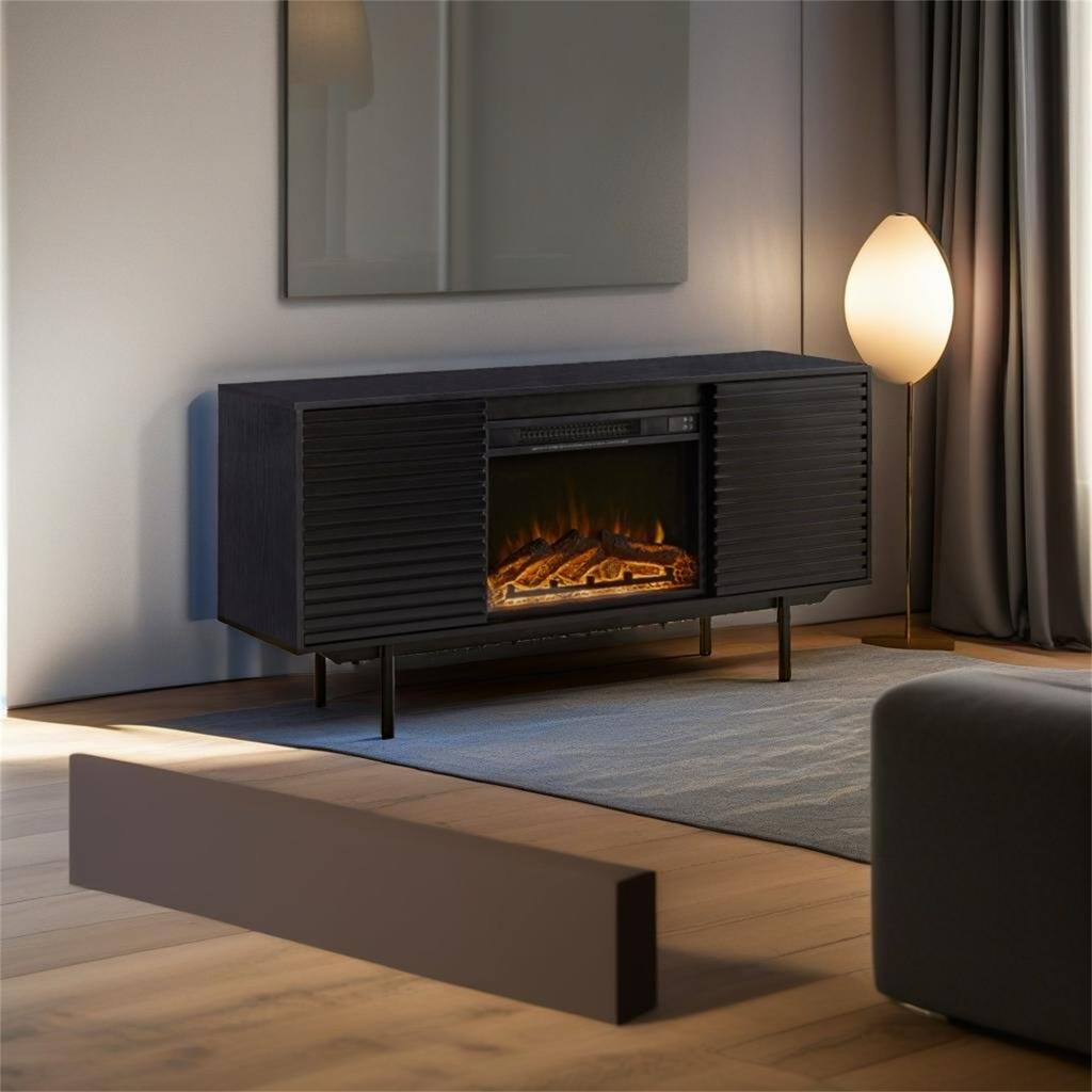 Oak Grain Triamine Cabinet