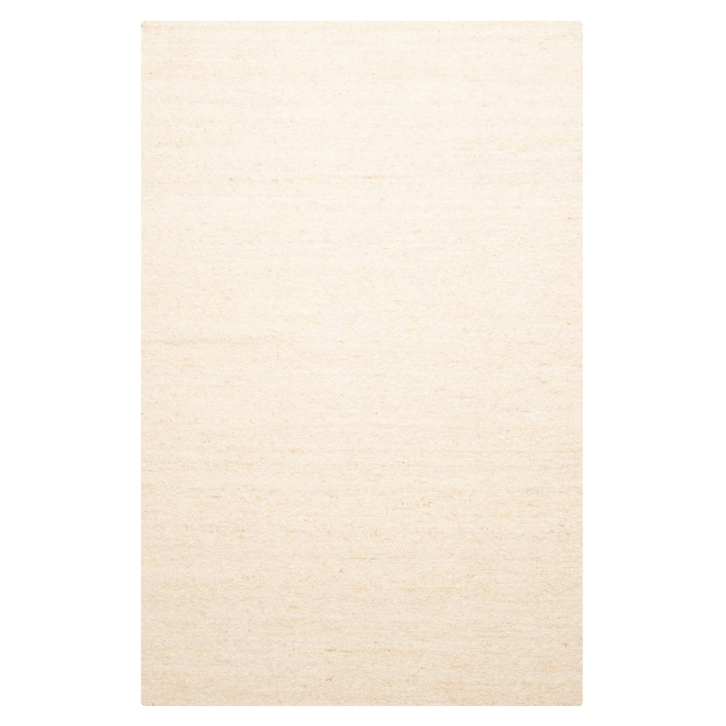 ECARPETGALLERY Braid weave Sienna Cream Wool Rug - 5'3 x 8'2