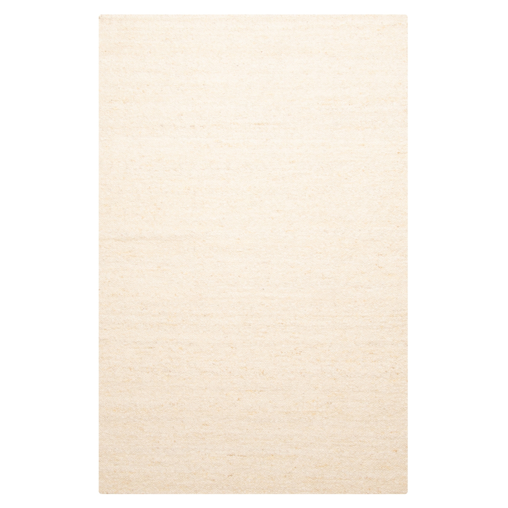 ECARPETGALLERY Braid weave Sienna Cream Wool Rug - 5'3 x 8'2