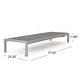 preview thumbnail 7 of 18, Cape Coral Outdoor Chaise Lounge with Cushion (Set of 2) by Christopher Knight Home