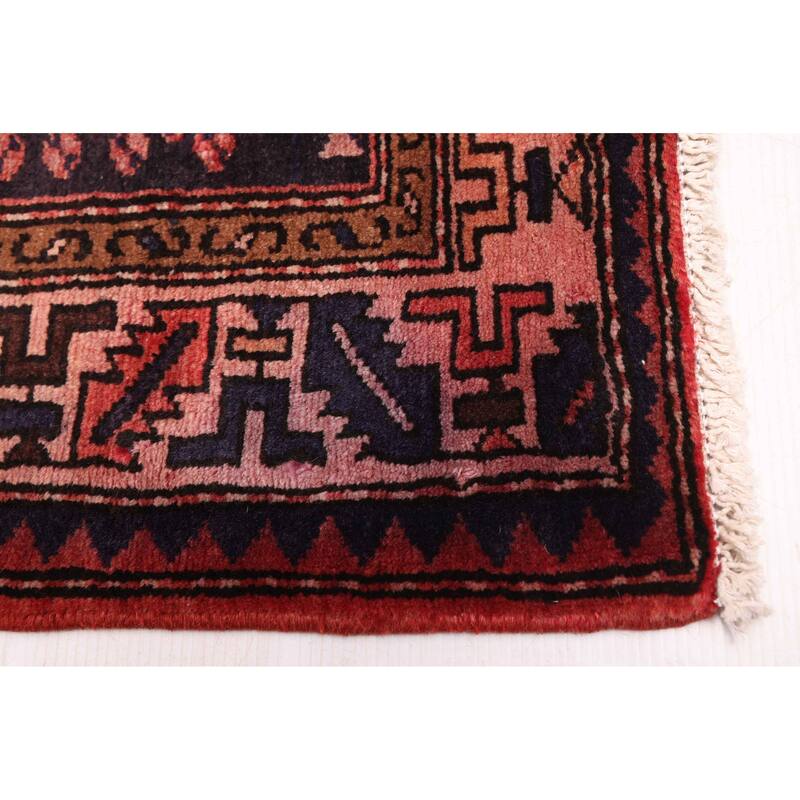 ECARPETGALLERY Hand-knotted Andelz Light Red Wool Rug - 3'6 x 9'8