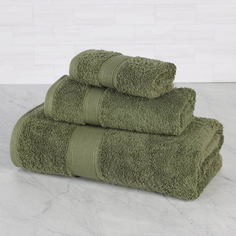 Superior Oregon Organic Cotton Solid 3-Piece Towel Set