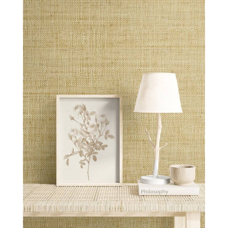 Seabrook Designs Wild Bind Embossed Vinyl Unpasted Wallpaper