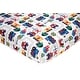 preview thumbnail 3 of 3, Everything Kids Choo Choo Train, Railroad, Navy, Yellow, Orange and Grey 4 Piece Toddler Bed Set