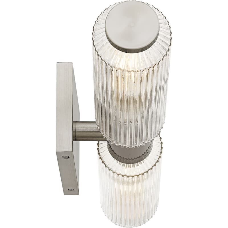 Hawes 2-Light Brushed Nickel Bath Light
