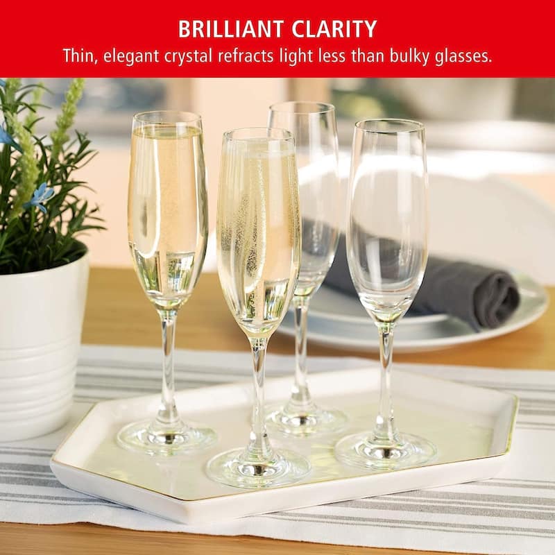 Spiegelau Set of 4 Winelovers Champagne Flutes - 6.7 oz.