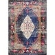 preview thumbnail 16 of 40, nuLOOM Boho Traditional Distressed Medallion Area Rug