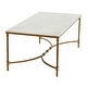 preview thumbnail 13 of 15, Genuine Marble and Metal Coffee Table