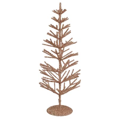 18" Rose Gold Artificial Tabletop Christmas Tree - Unlit