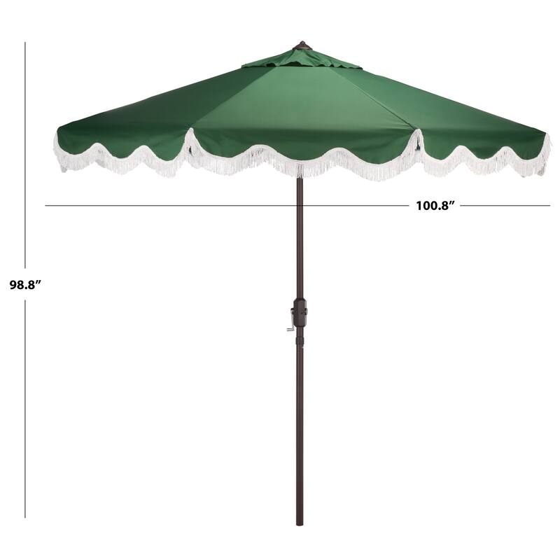 SAFAVIEH Outdoor Living Torsa 9ft Crank Umbrella
