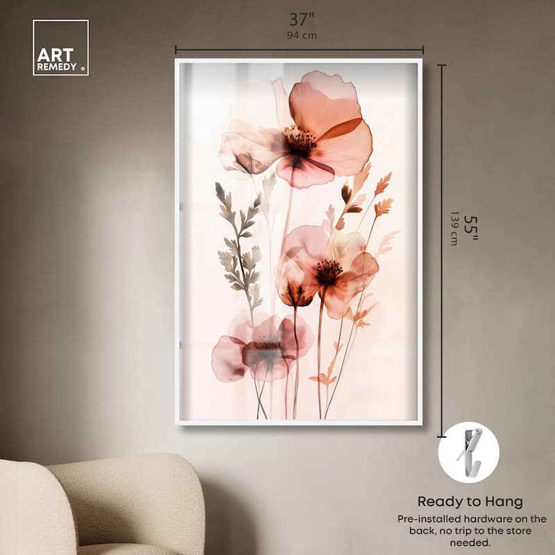 Petal Dye II Shadowbox by Art Remedy