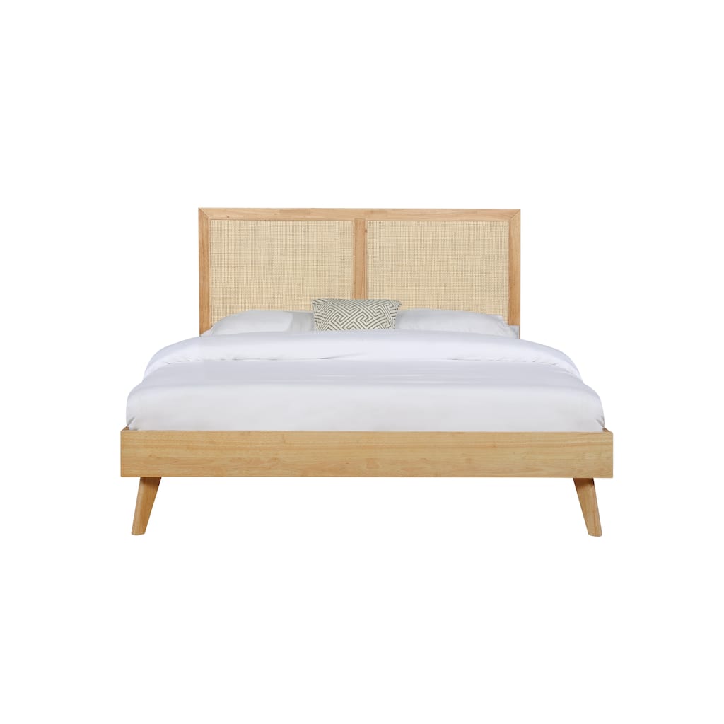 Adlephi Natural Cane Queen Bed