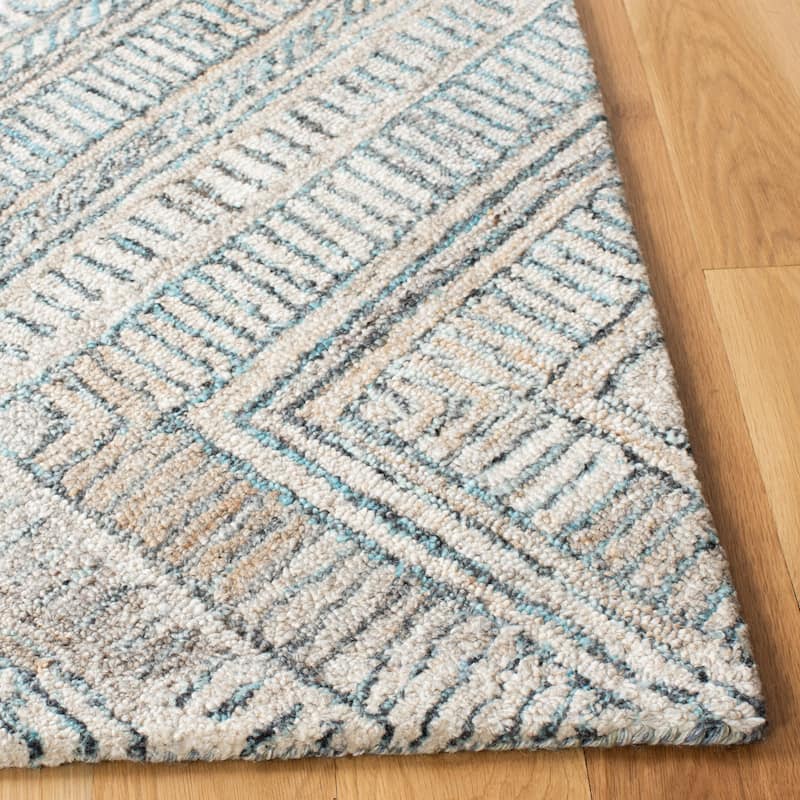 SAFAVIEH Handmade Marquee Ludlow Stripe Rug