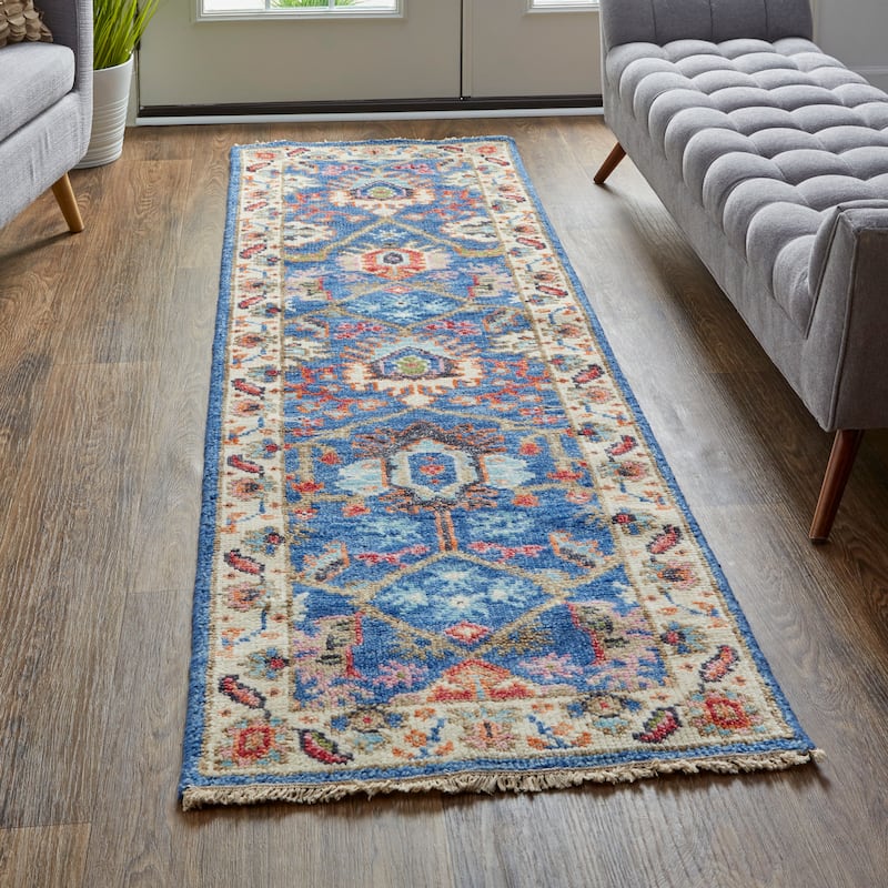 Grand Bazaar Bennet Hand Knotted Oriental Traditional Area Rug