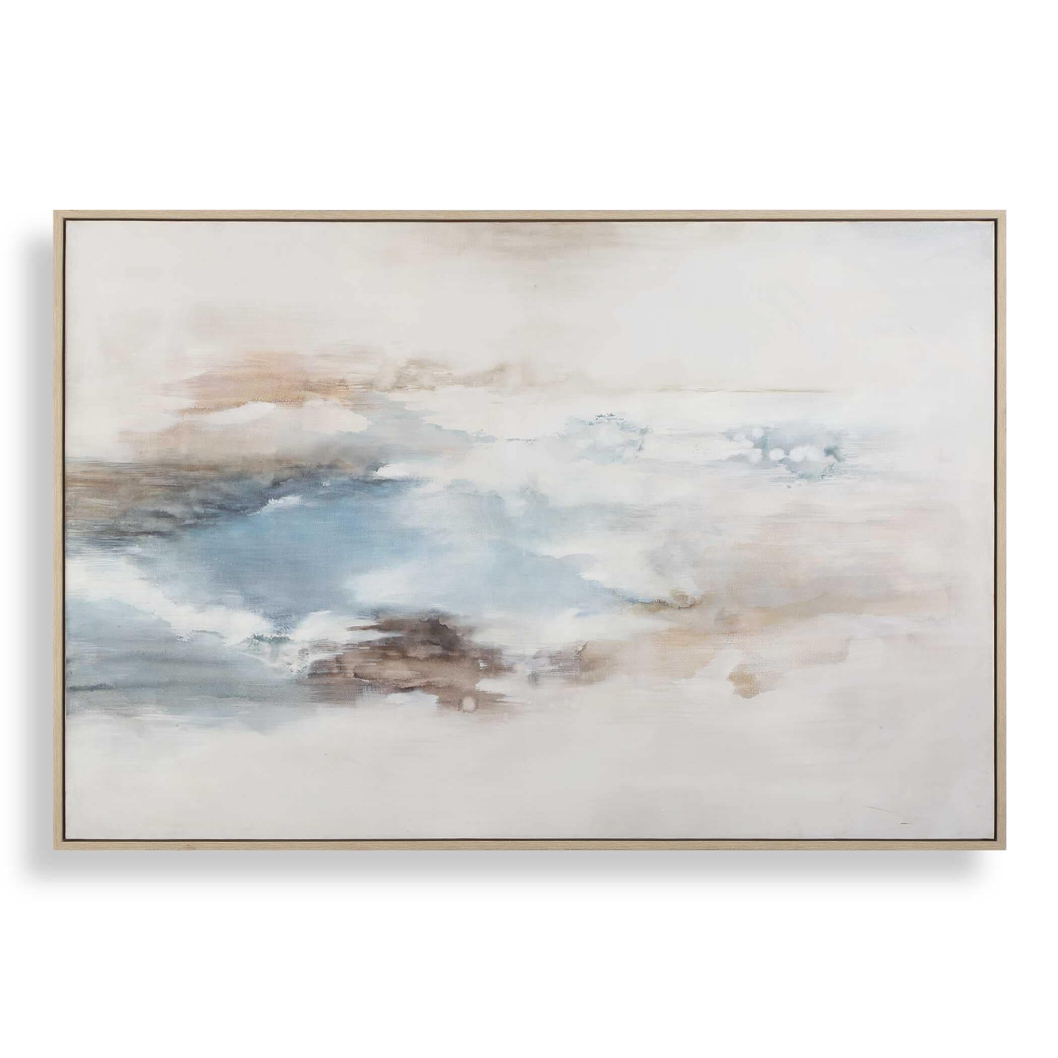 Uttermost Chasing Blue Coastal Canvas Art