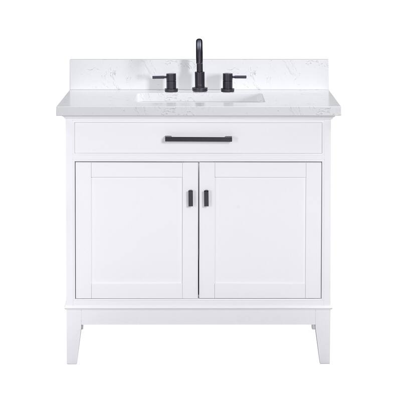 Avanity MADISON-VS37-E Madison 36" Free Standing Single Basin Vanity - White