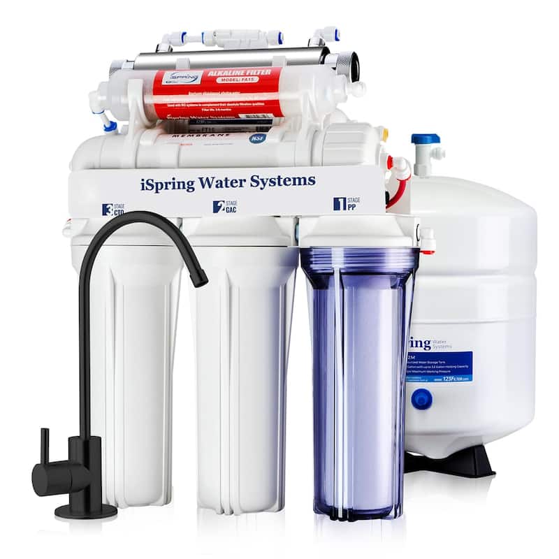 iSpring RCC7AK-UV-BLK Reverse Osmosis System - Black