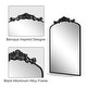 preview thumbnail 12 of 14, Arched Vintage Mirror Baroque Style Wall Bathroom Mirror