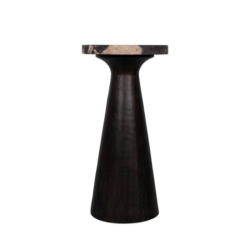 Kayu Petrified Wood Pedestal Table by East at Main