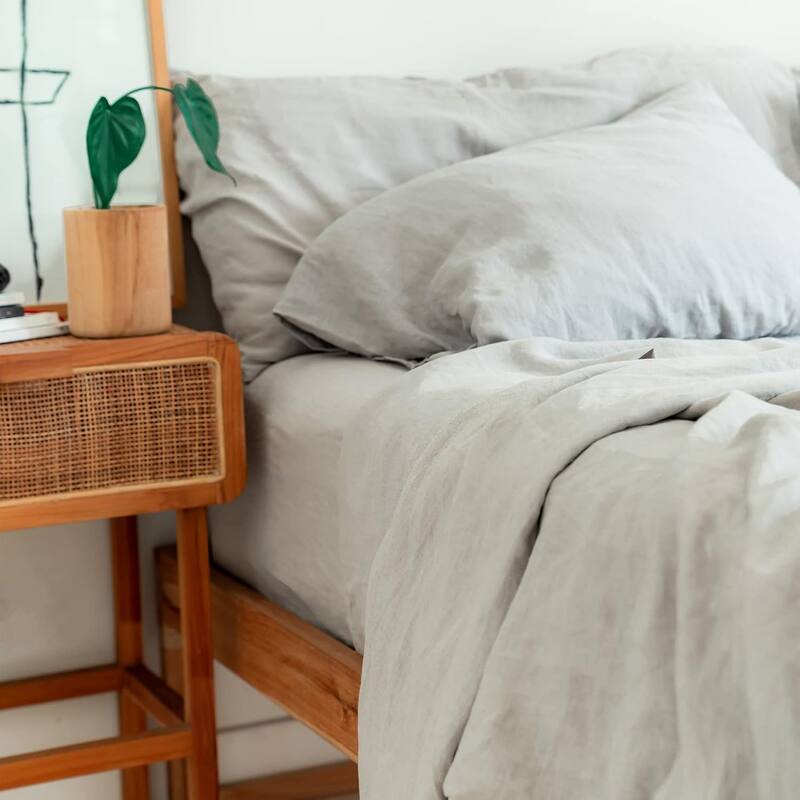 French Linen Duvet Cover - Throw/Blanket (42x72)