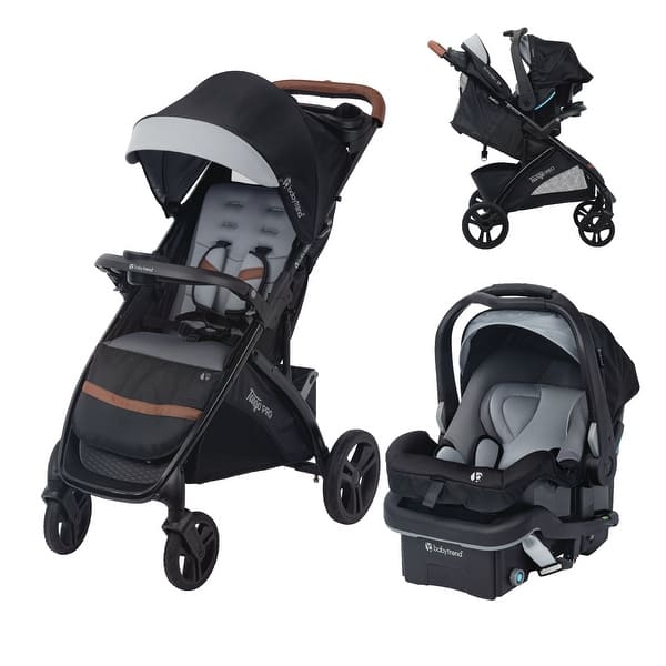 slide 1 of 1, Baby Trend Tango PRO Travel System with Secure-Lift Infant Car Seat, Dash Black