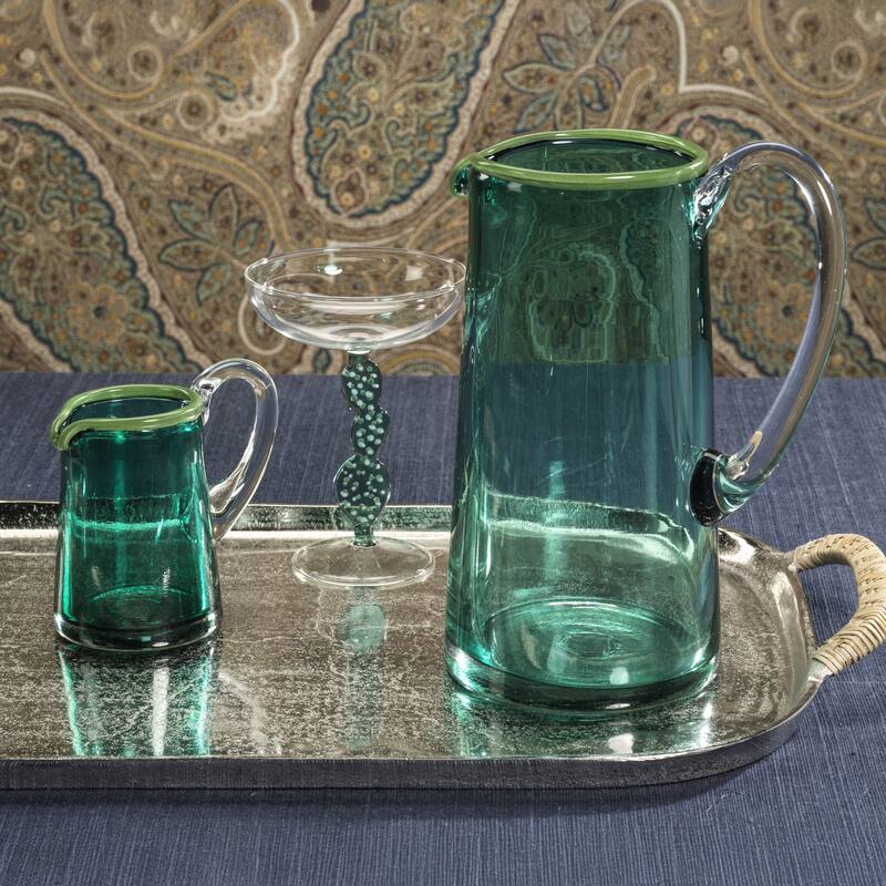 Lagoon Glass Juice Pitcher
