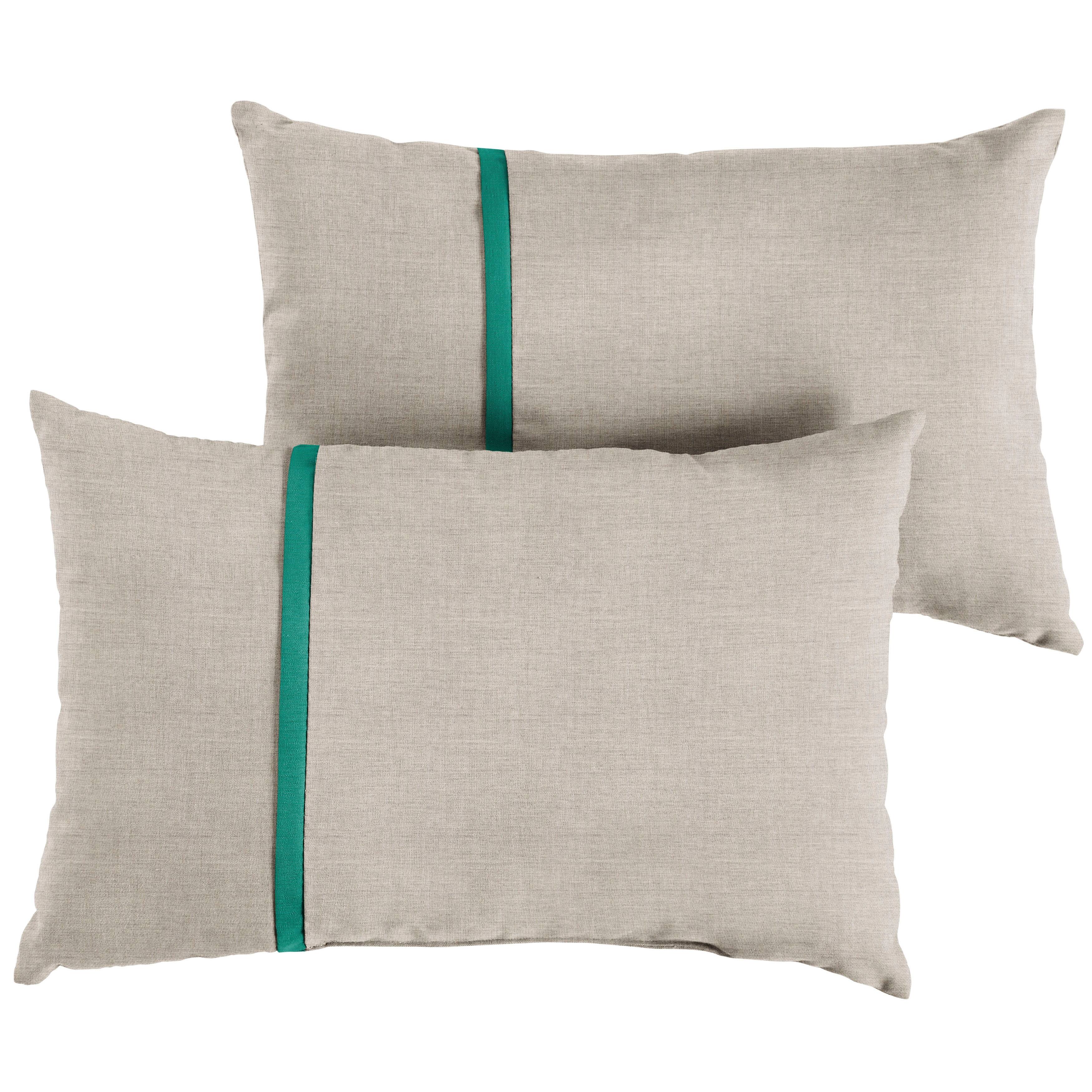 Option Sunbrella - Cast Silver/Canvas Teal